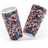 American Barbwire Skulls-20oz Tumbler - AOP-20oz-3-Chic Pop