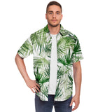 Flower Tropical-Short Sleeve Button Down Shirt - AOP-XS-7-Chic Pop