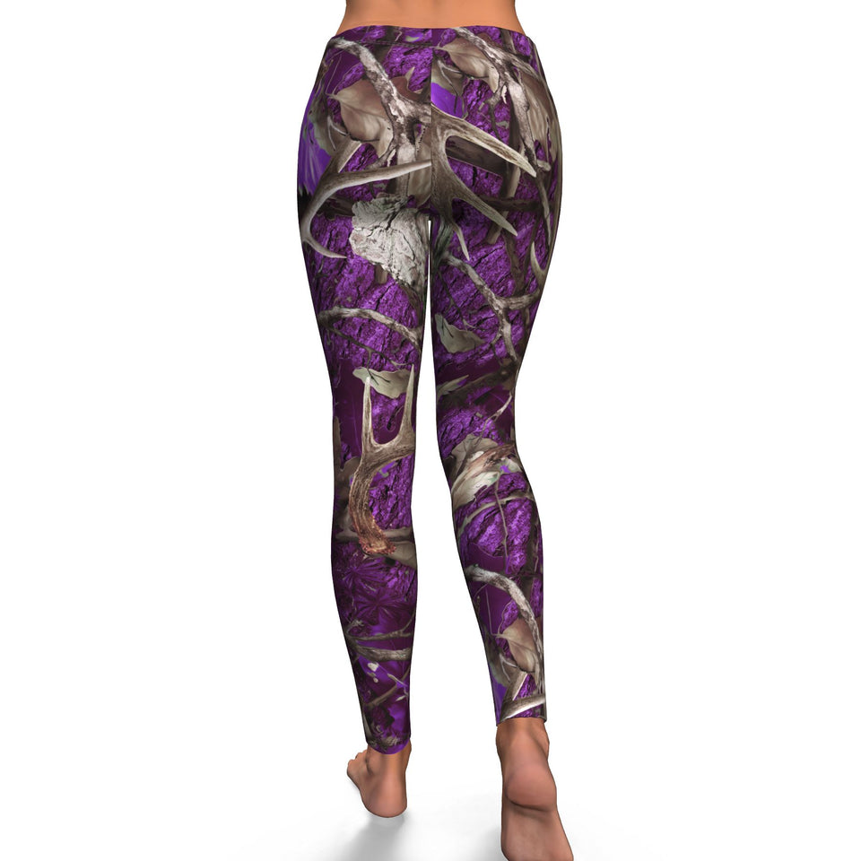 Purple Hunting-Leggings-XS-2-Chic Pop