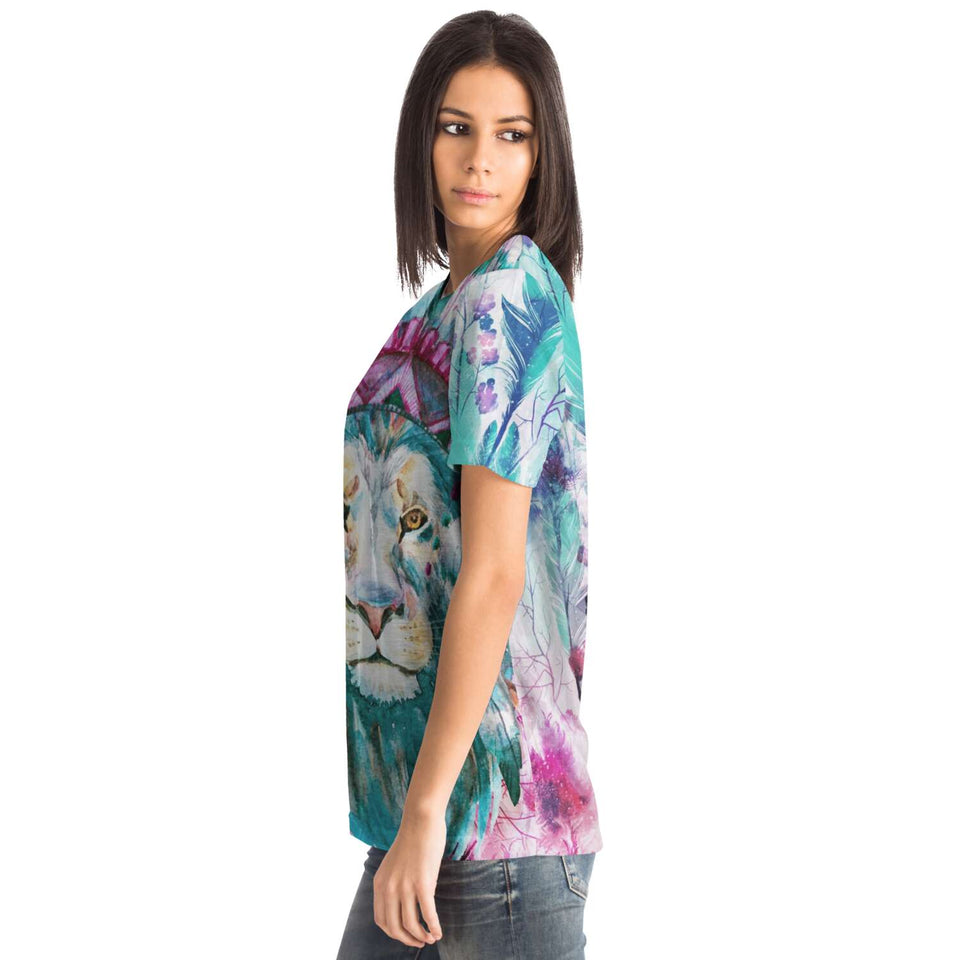 Hippie Lion-T-shirt-XS-5-Chic Pop