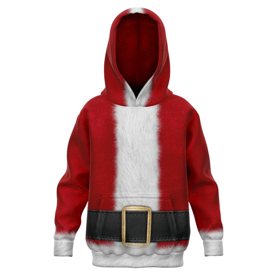 Santa Kids Hoodie-Fashion Kids Hoodie - AOP-XXS - 1/2 Years-1-Chic Pop