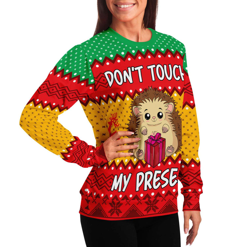 Don't touch my Present-Fashion Sweatshirt - AOP-XS-9-Chic Pop