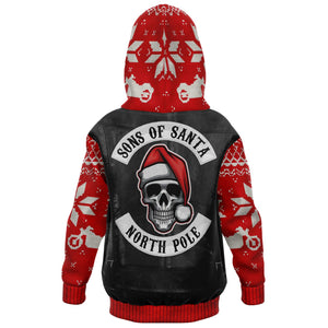 Sons of Santa Kids Hoodie-Fashion Kids Hoodie - AOP-XXS - 1/2 Years-4-Chic Pop