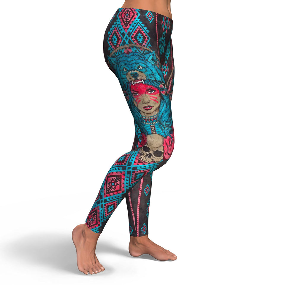 Native Girl-Leggings-XS-3-Chic Pop