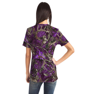 Camo Purple-T-shirt-XS-3-Chic Pop