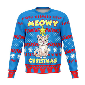 Meowy Christmas-Fashion Sweatshirt - AOP-XS-1-Chic Pop