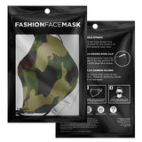 Green Camo Face Mask - Camouflage-Fashion Face Mask - AOP-1pc - Adult Fashion Face Mask-No additional filters-3-Chic Pop