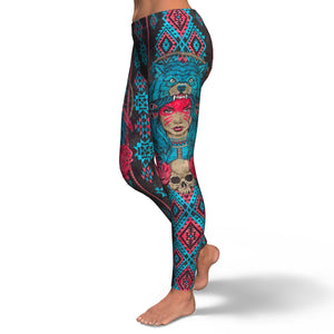 Native Girl-Leggings-XS-4-Chic Pop