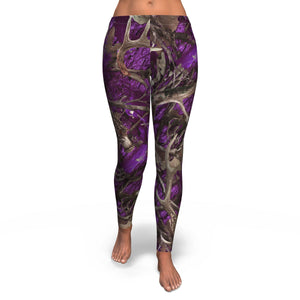 Purple Hunting-Leggings-XS-1-Chic Pop