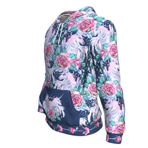 Unicorn Roses-Hoodie-XS-4-Chic Pop