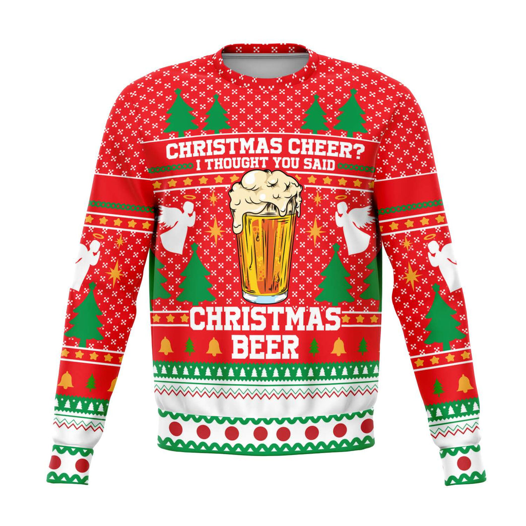 Christmas Beer-Fashion Sweatshirt - AOP-XS-1-Chic Pop