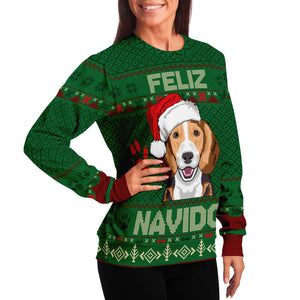 Feliz Navidog - Beagle-Fashion Sweatshirt - AOP-XS-9-Chic Pop