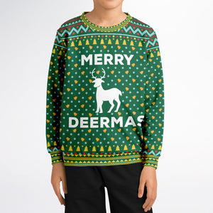 Merry Deermas-Fashion Kids/Youth Sweatshirt – AOP-XXS-12-Chic Pop