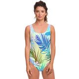 Tropical Floral White swimsuit-One-Piece Swimsuit - AOP-XS-1-Chic Pop