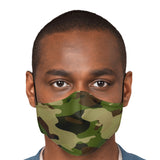 Green Camo Face Mask - Camouflage-Fashion Face Mask - AOP-1pc - Adult Fashion Face Mask-No additional filters-9-Chic Pop