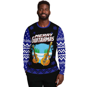 Merry Guitarmas-Fashion Sweatshirt - AOP-XS-1-Chic Pop