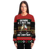 White and Red Christmas-Fashion Sweatshirt - AOP-XS-5-Chic Pop