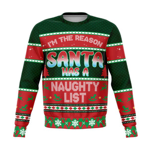 Naughty List-Fashion Sweatshirt - AOP-XS-1-Chic Pop