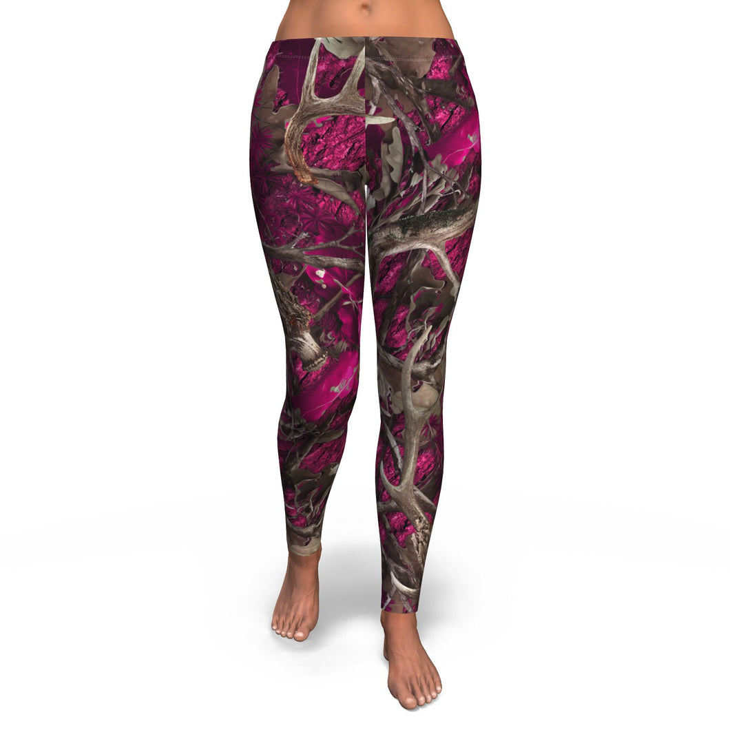 Pink Hunting-Leggings-XS-1-Chic Pop