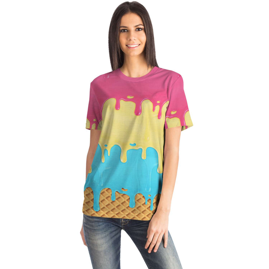 Ice Cream-Unisex T-shirt-XS-1-Chic Pop