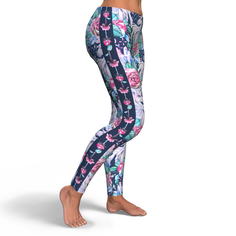 Unicorn Roses-Leggings-XS-3-Chic Pop