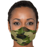 Green Camo Face Mask - Camouflage-Fashion Face Mask - AOP-1pc - Adult Fashion Face Mask-No additional filters-6-Chic Pop