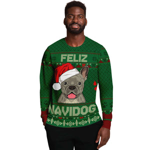 Feliz Navidog - French Bulldog-Fashion Sweatshirt - AOP-XS-5-Chic Pop