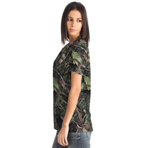 Camo Green-T-shirt-XS-4-Chic Pop