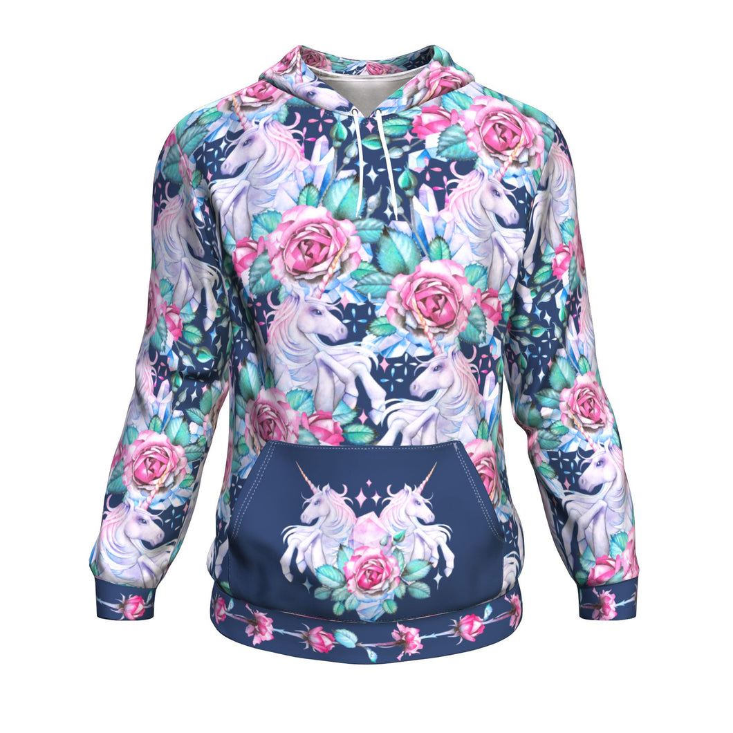 Unicorn Roses-Hoodie-XS-1-Chic Pop