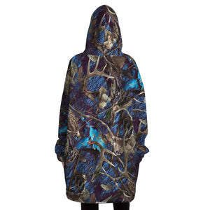 Turquoise Hunting Camo Snug Hoodie-Snug Hoodie - AOP-ONSIZE-4-Chic Pop