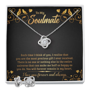 To My Soulmate - Each time I think of you-Jewelry-Two Tone Box-1-Chic Pop
