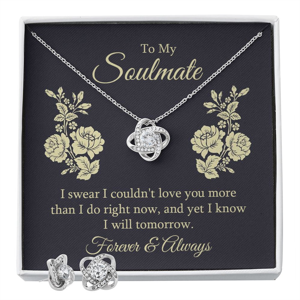 To my soulmate - I swear I couldn't love you-Jewelry-Two Tone Box-1-Chic Pop