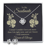 To my soulmate - I swear I couldn't love you-Jewelry-Two Tone Box-1-Chic Pop