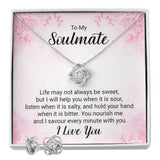 To my soulmate - thinking of you keeps me awake-Jewelry-Two Tone Box-1-Chic Pop