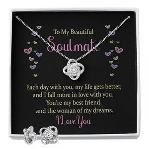 To my beautiful soulmate - each day with you-Jewelry-Two Tone Box-1-Chic Pop