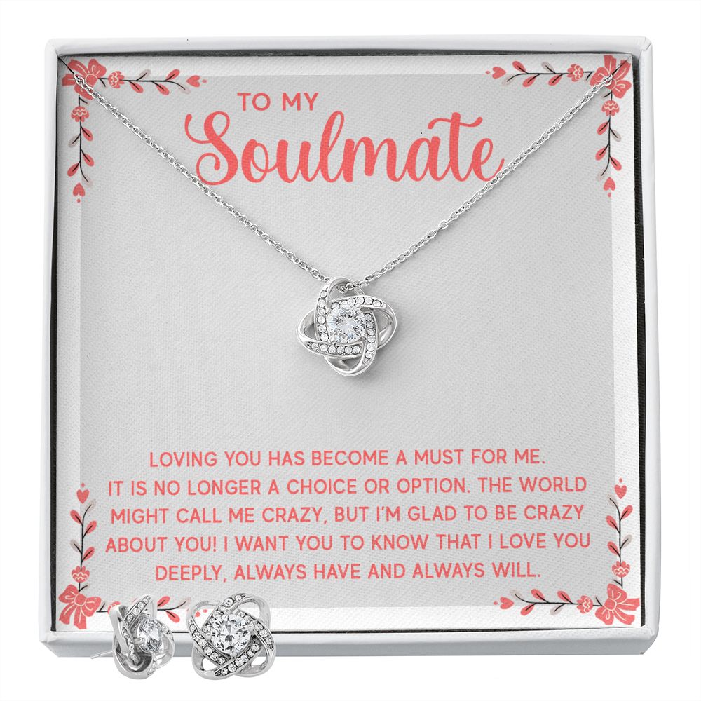 To My Soulmate - Loving you has become a must for me-Jewelry-Two Tone Box-1-Chic Pop