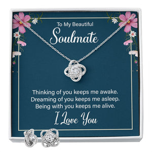To my soulmate - thinking of you keeps me awake-Jewelry-Two Tone Box-1-Chic Pop