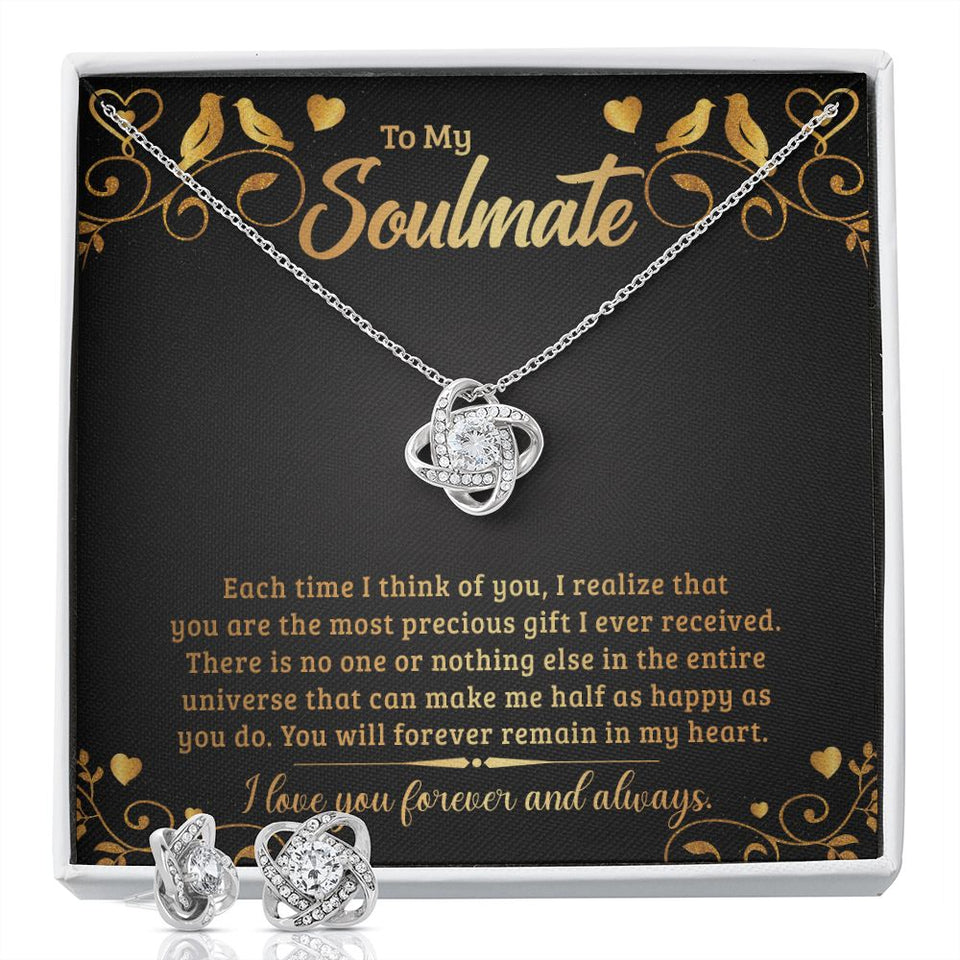 To My Soulmate - Each time I think of you-Jewelry-Two Tone Box-3-Chic Pop