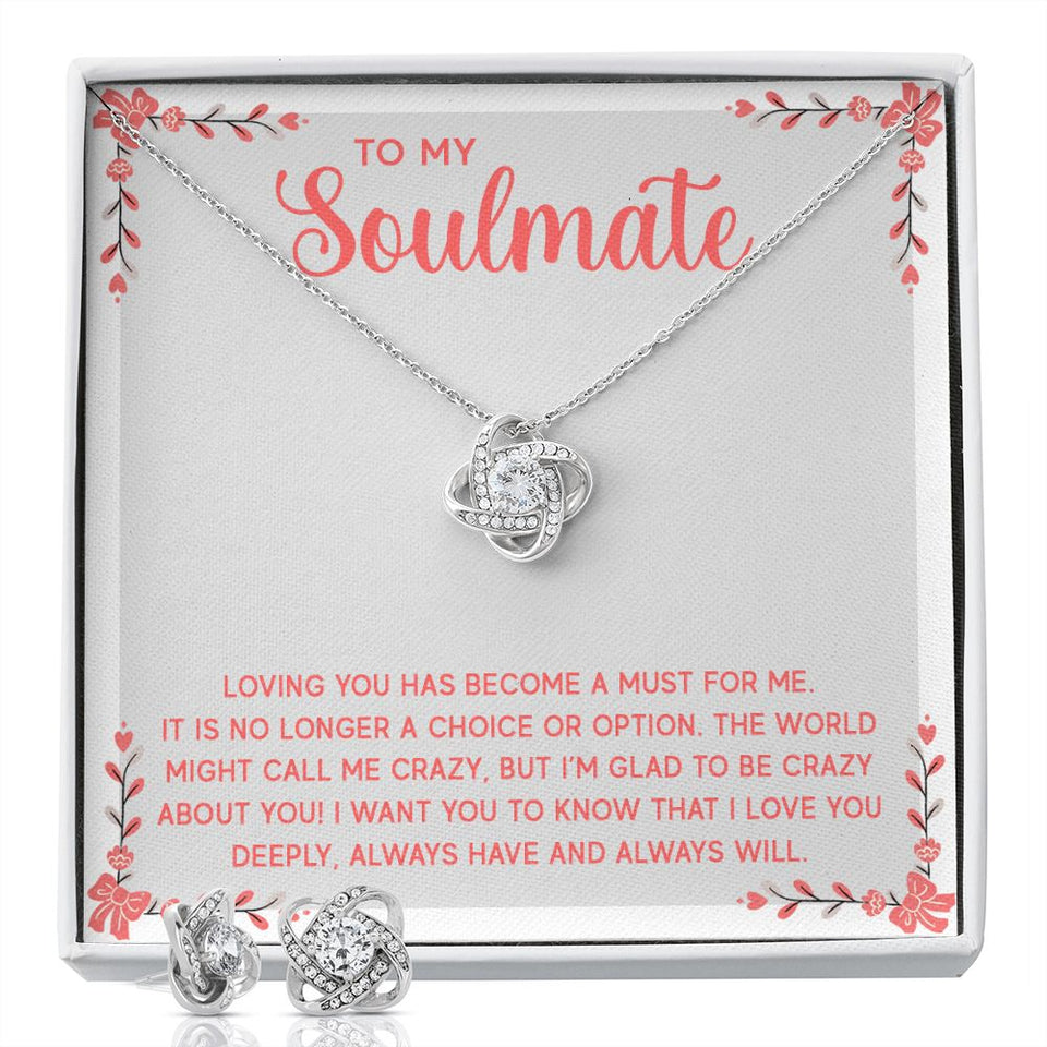 To My Soulmate - Loving you has become a must for me-Jewelry-Two Tone Box-3-Chic Pop