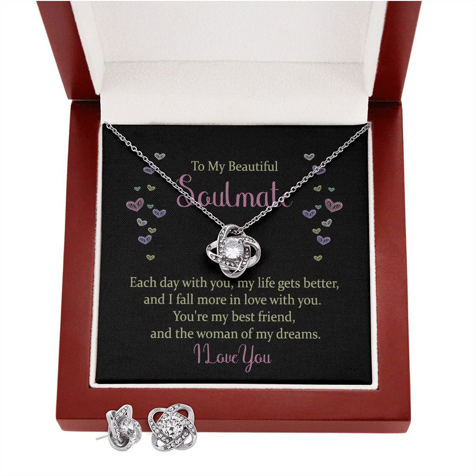 To my beautiful soulmate - each day with you-Jewelry-Two Tone Box-4-Chic Pop