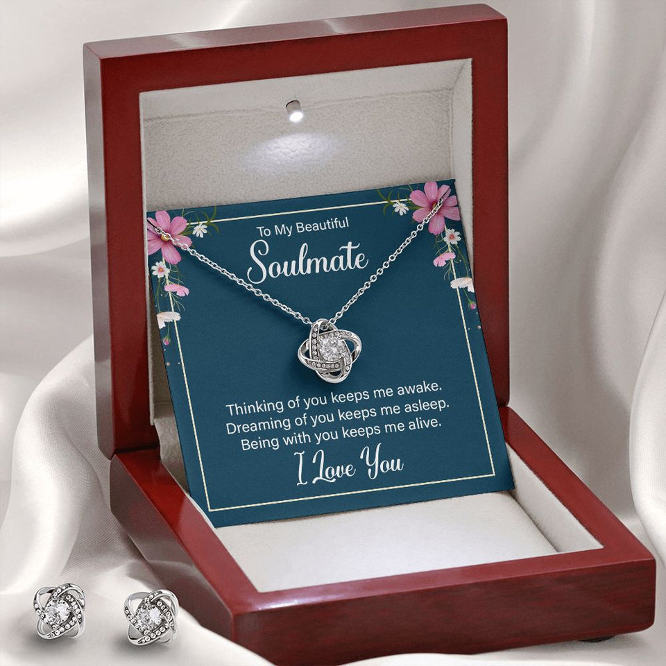 To my soulmate - thinking of you keeps me awake-Jewelry-Two Tone Box-5-Chic Pop