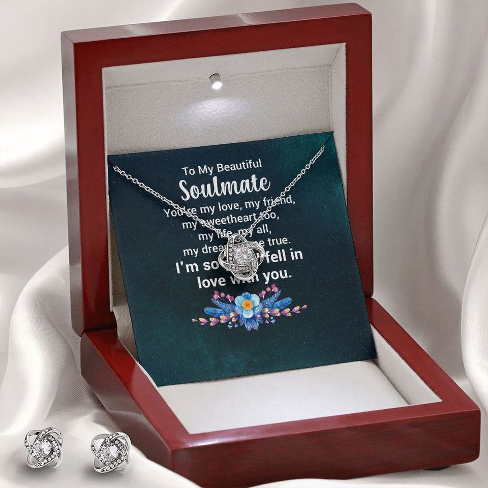 To My Beautiful Soulmate - You're my love-Jewelry-Two Tone Box-5-Chic Pop