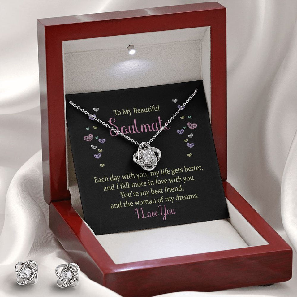 To my beautiful soulmate - each day with you-Jewelry-Two Tone Box-5-Chic Pop
