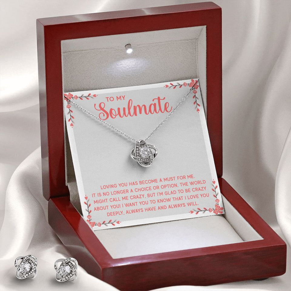 To My Soulmate - Loving you has become a must for me-Jewelry-Two Tone Box-5-Chic Pop