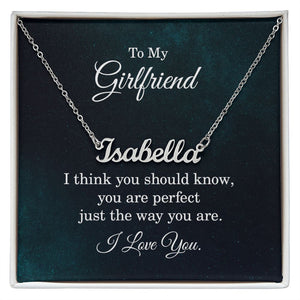To my girlfriend - I think you should know-Jewelry-Polished Stainless Steel-Standard Box-1-Chic Pop