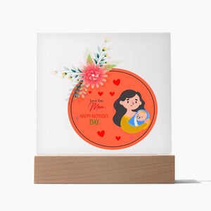 Happy Mothers Day-Jewelry-Wooden Base-1-Chic Pop