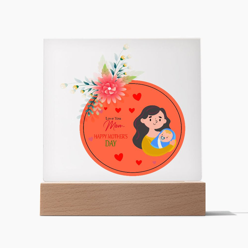 Happy Mothers Day-Jewelry-Wooden Base-1-Chic Pop