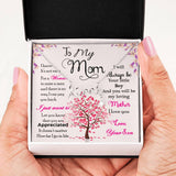To My Mom-Jewelry-High Polished .316 Surgical Steel Scripted Love-1-Chic Pop
