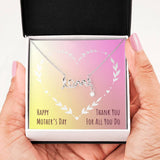 Thank You For All You Do-Jewelry-High Polished .316 Surgical Steel Scripted Love-1-Chic Pop