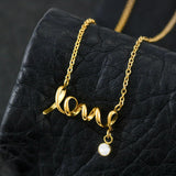 To My Mom-Jewelry-High Polished .316 Surgical Steel Scripted Love-12-Chic Pop